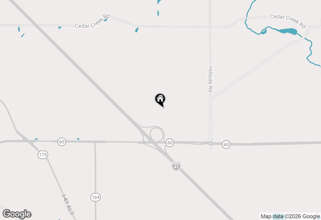 Map of 420 Cobblestone Ct, Slinger, WI 53086