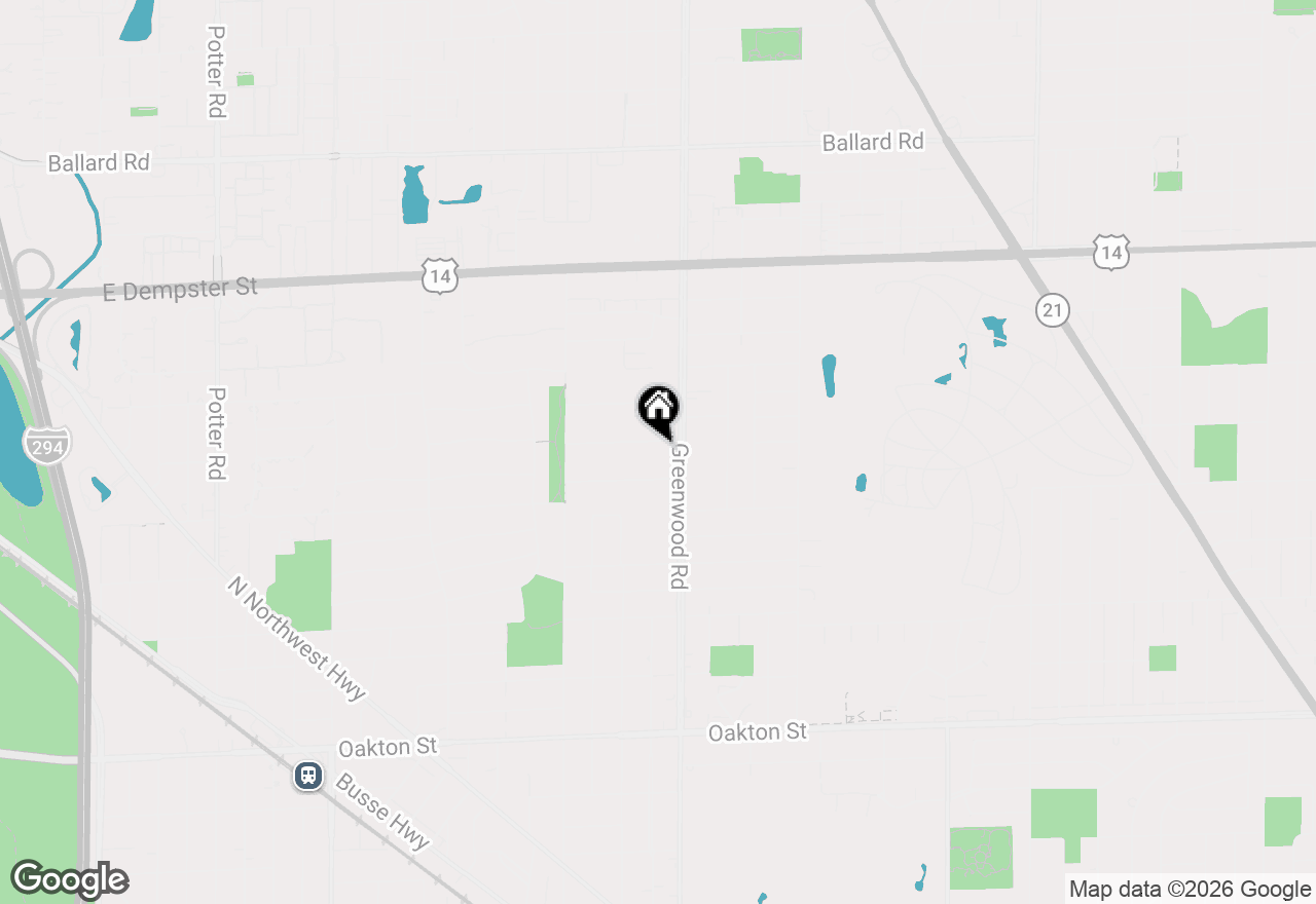 Map of 8615 W Park Lane, Niles, IL 60714