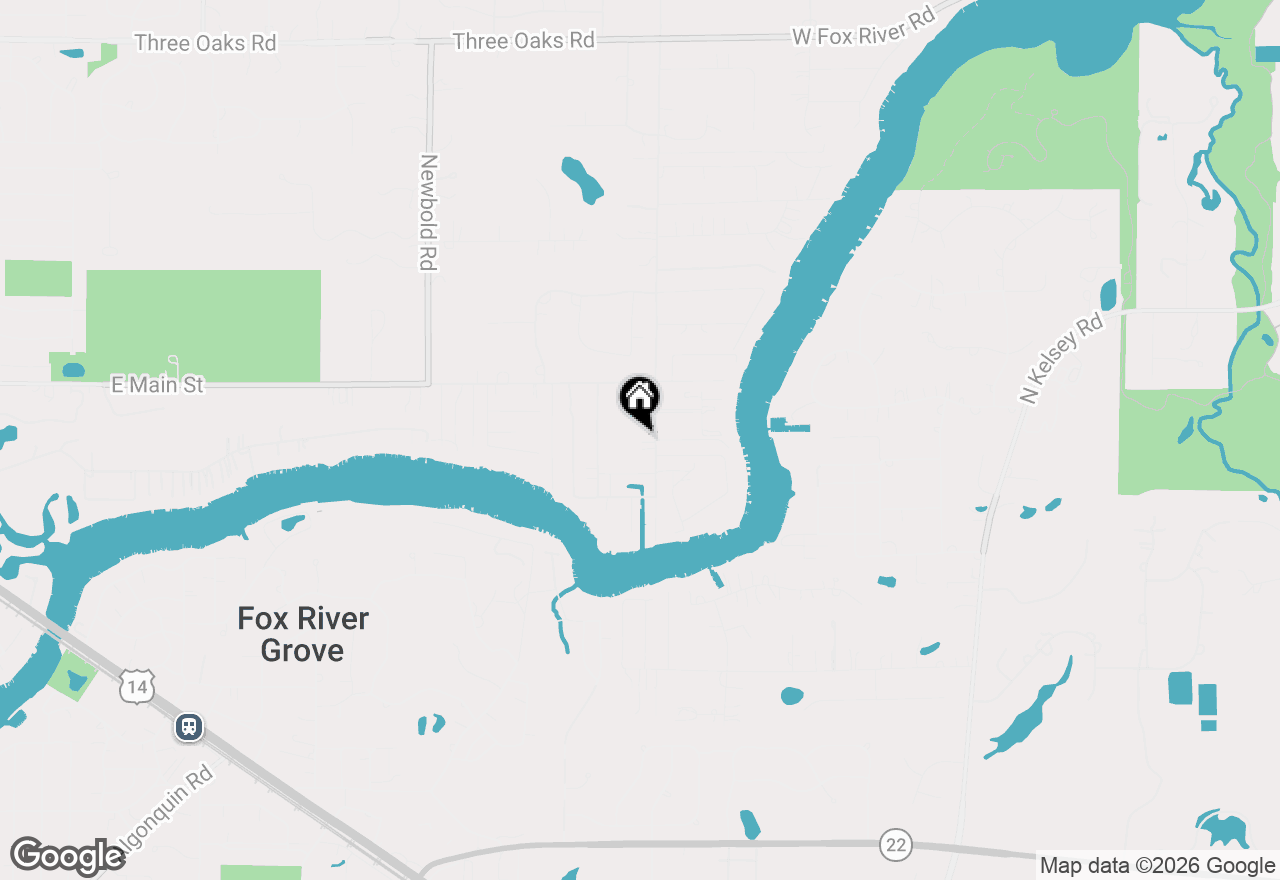 Map of 8421 Hickory Nut Grove Road, Cary, IL 60013