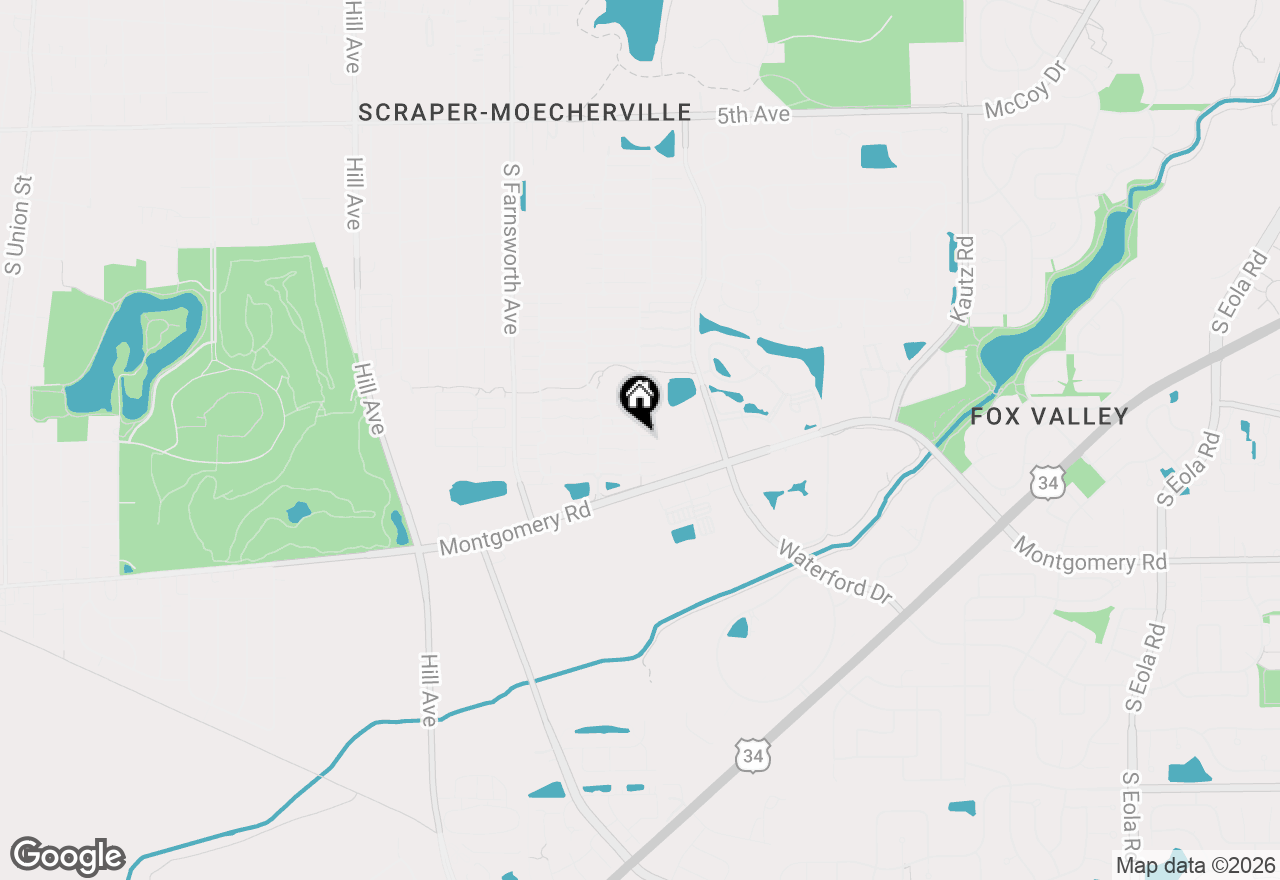 Map of 1035 Serendipity Drive, Aurora, IL 60504