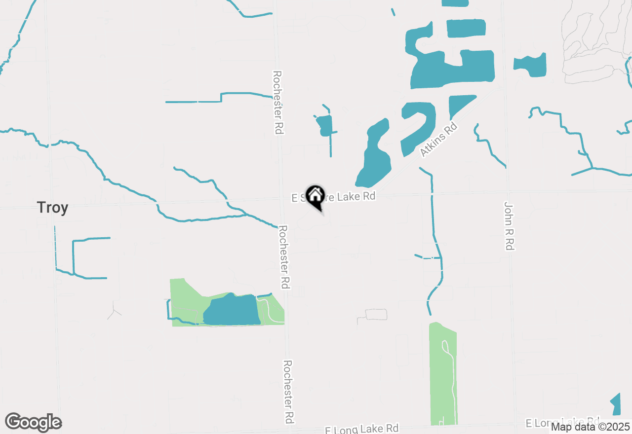 Map of 1093 Fairways Blvd Boulevard, Troy, MI 48085