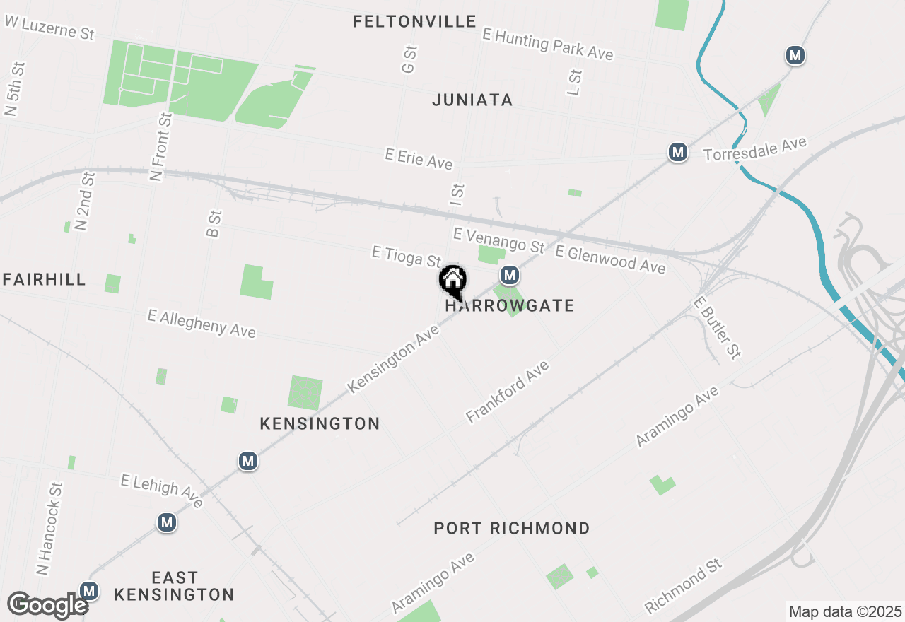 Map of 3342 Kensington Avenue, Philadelphia, PA 19134