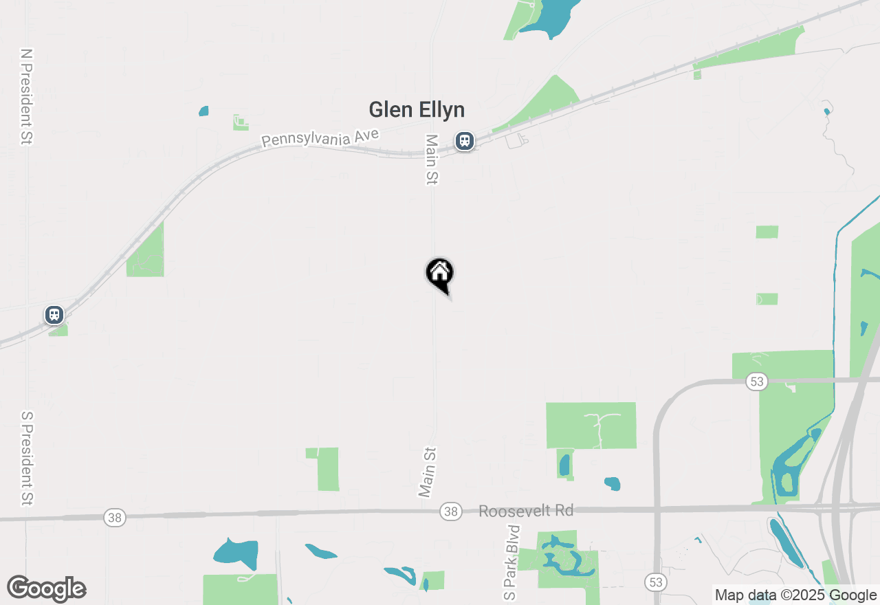 Map of 265 N Main Street, Glen Ellyn, IL 60137