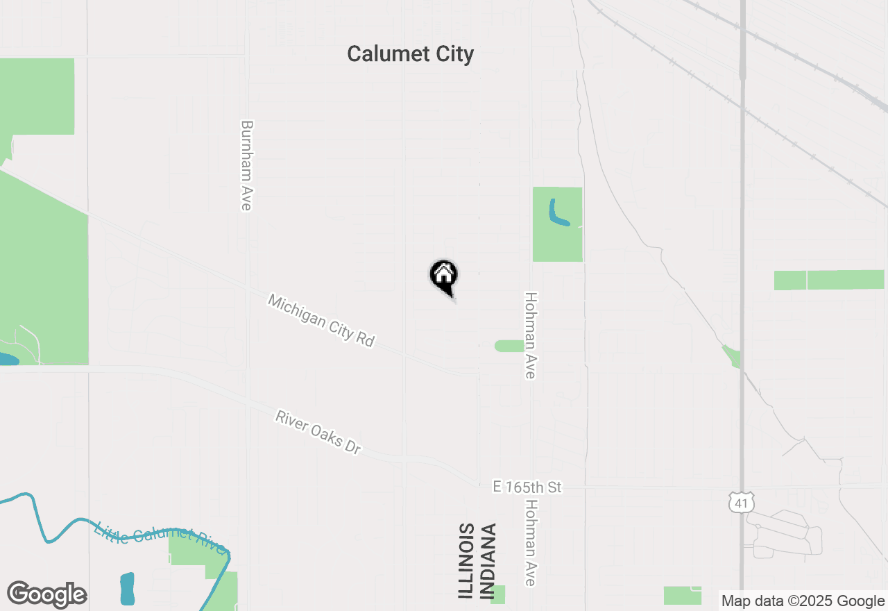 Map of 99 Highland Street, Calumet City, IL 60409