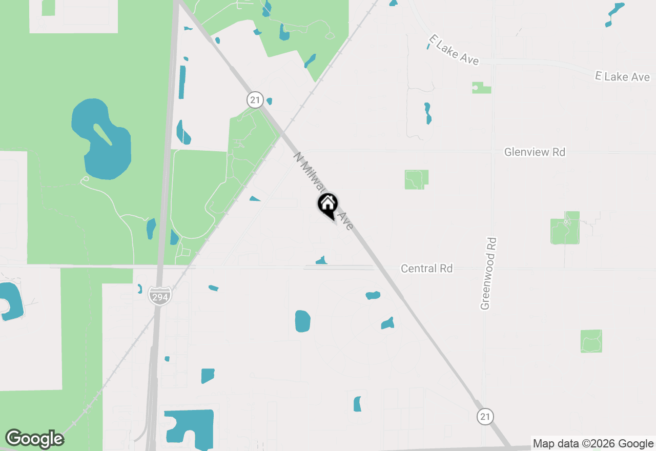 Map of 3925 Triumvera Drive #12E, Glenview, IL 60025