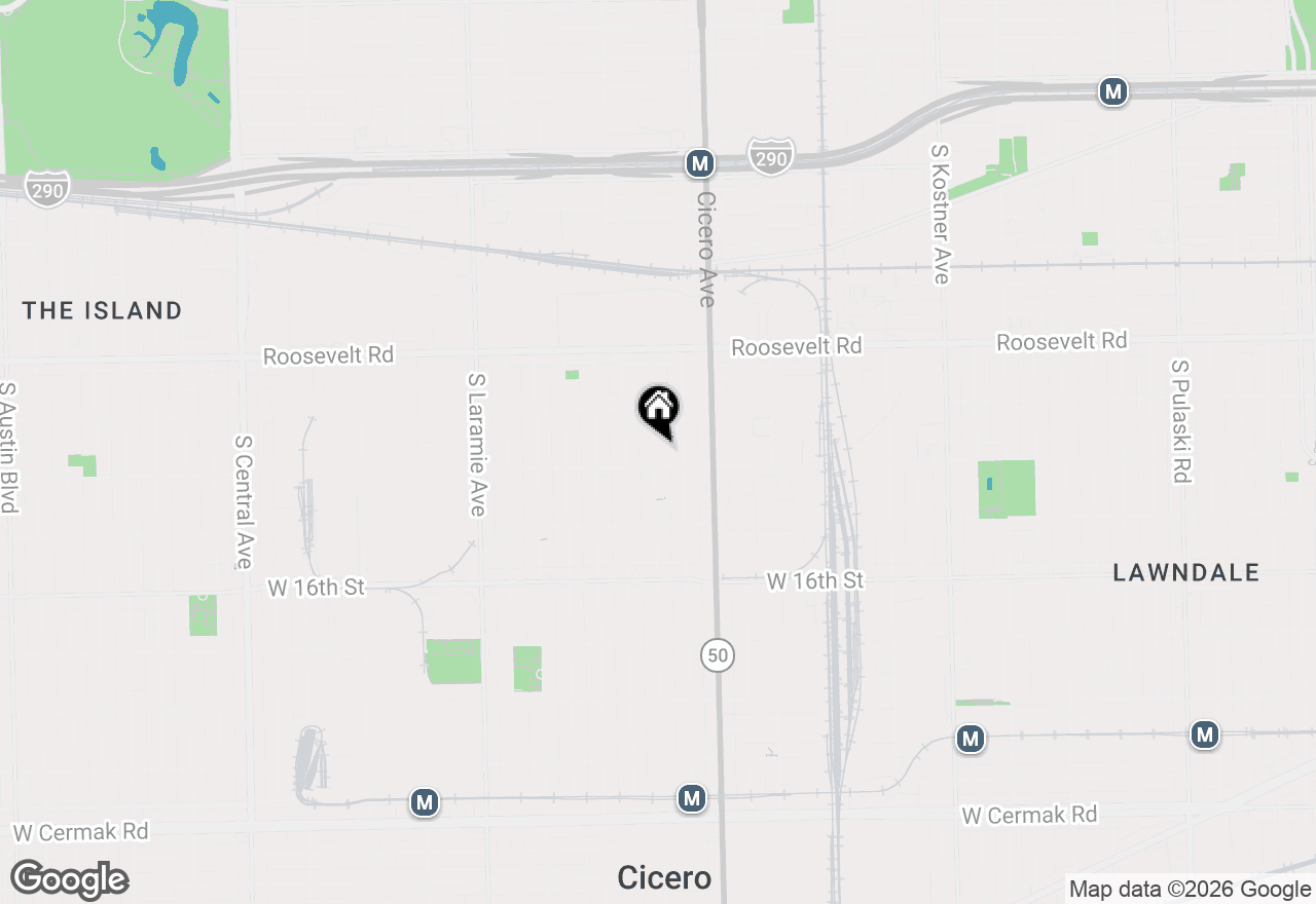 Map of 1337 S 49th Avenue, Cicero, IL 60804