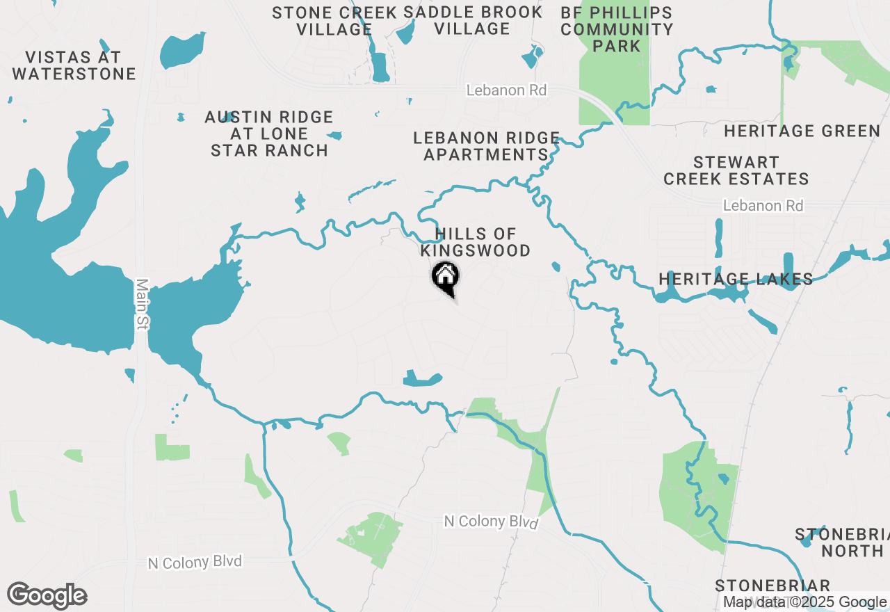 Map of 2095 Courtland Drive, Frisco, TX 75034