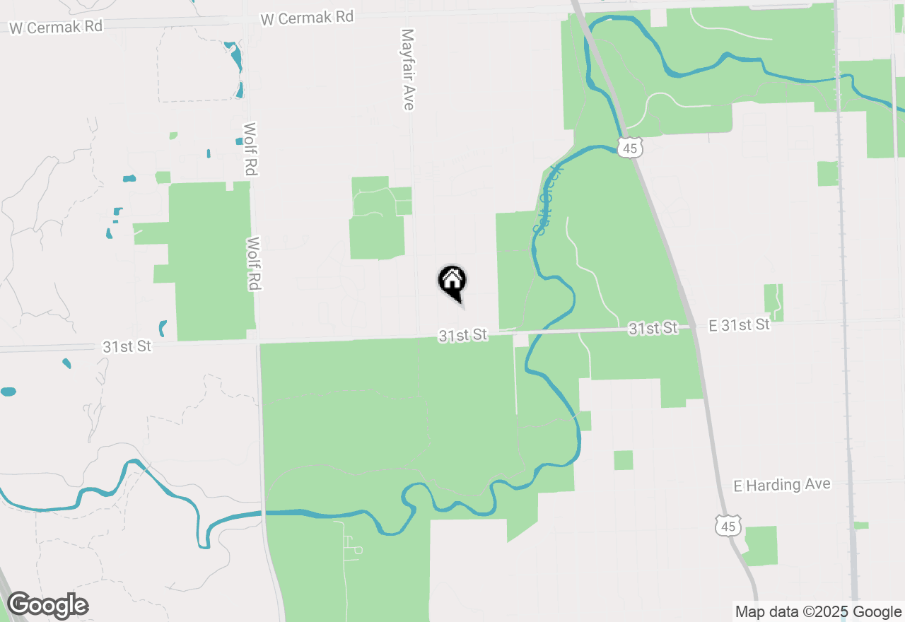 Map of 3022 Downing Avenue #2, Westchester, IL 60154