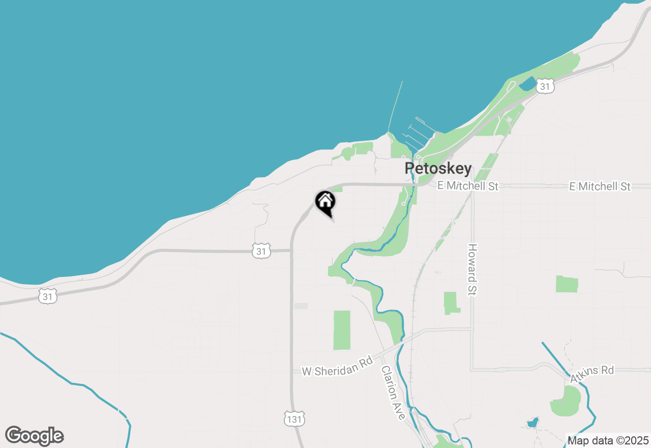 Map of 512 Jackson Street, Petoskey, MI 49770