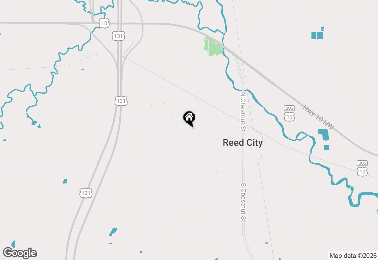 Map of 430 W Upton Avenue, Reed City, MI 49677