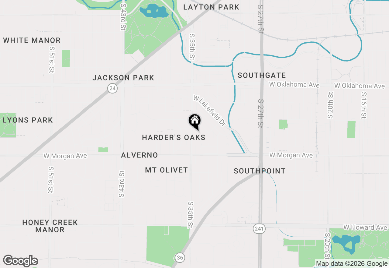 Map of 3366 S 35th St, Milwaukee, WI 53215