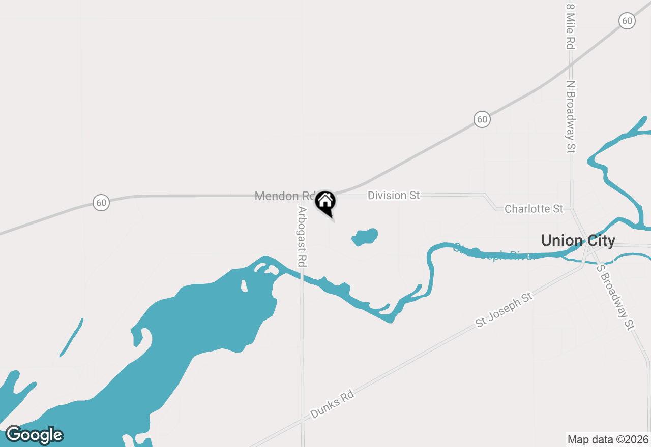 Map of 1260 Donald Avenue, Union City, MI 49094