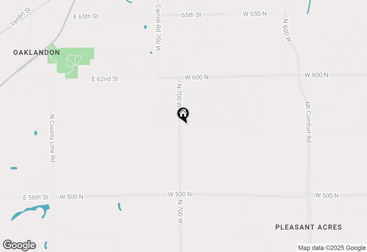 Map of 5612 N Peppereel Way, Mccordsville, IN 46055