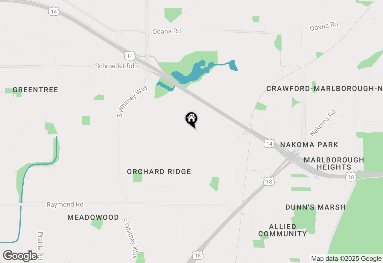Map of 5118 Hammersley Road, Madison, WI 53711