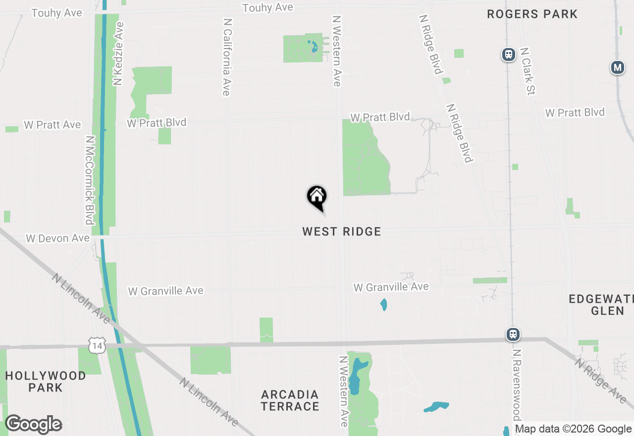 Map of 6431 N Campbell Avenue, Chicago, IL 60645