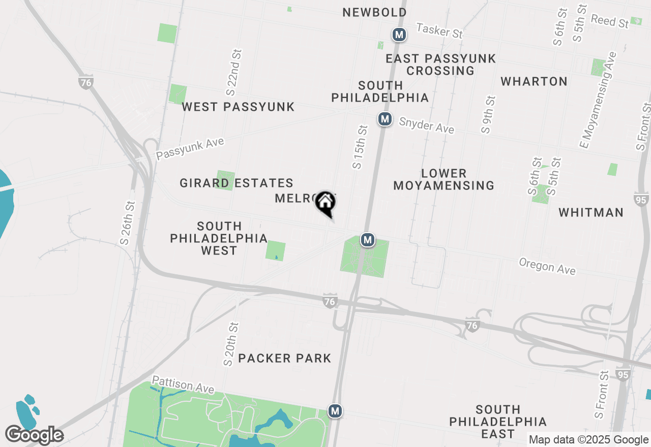 Map of 2646 S 16th Street, Philadelphia, PA 19145