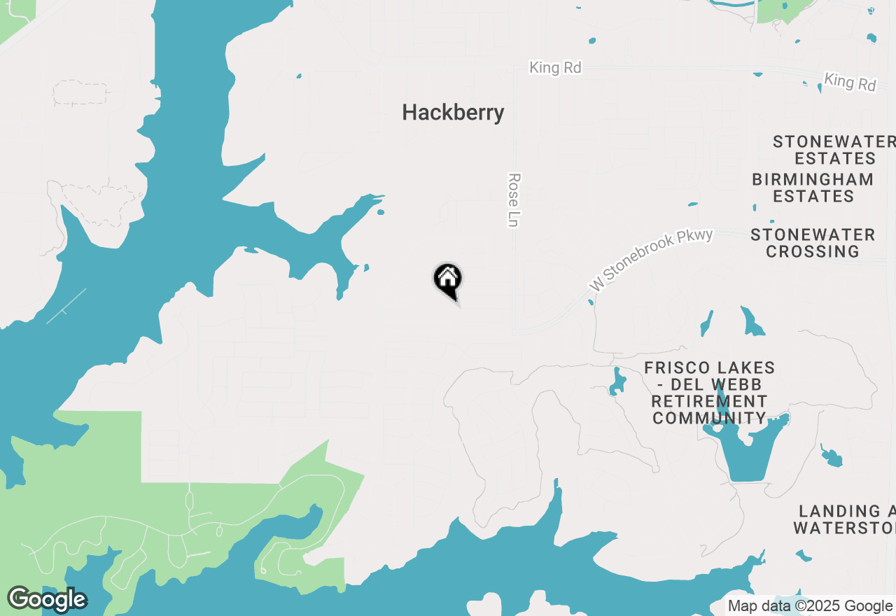 Map of 5017 Hidden Pond Drive, Frisco, TX 75036