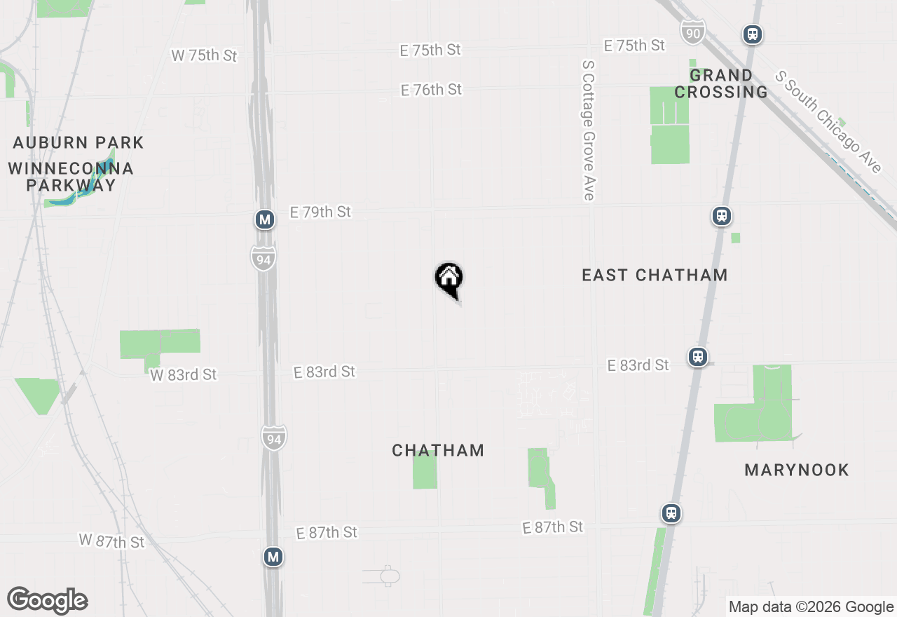 Map of 8126 S Vernon Avenue, Chicago, IL 60619