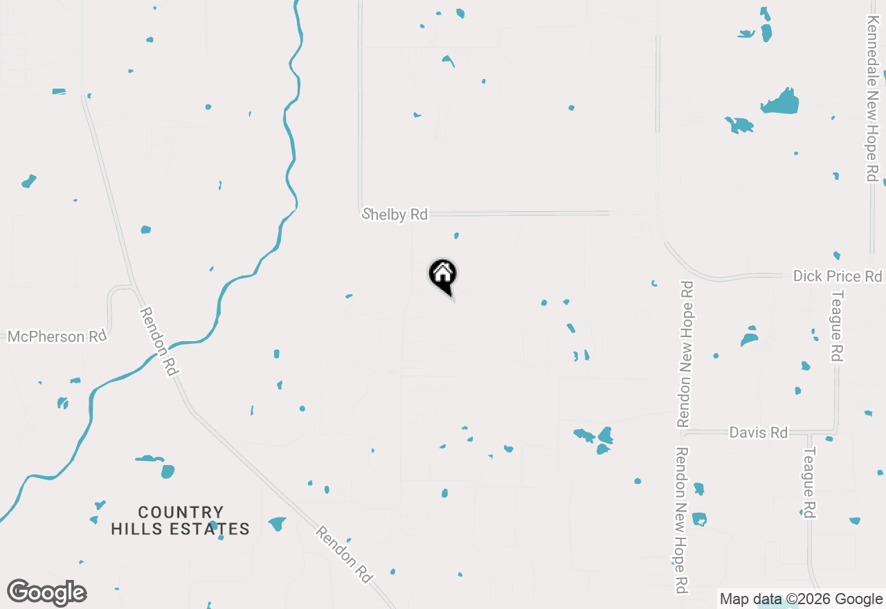 Map of 5355 Banks Road, Fort Worth, TX 76140