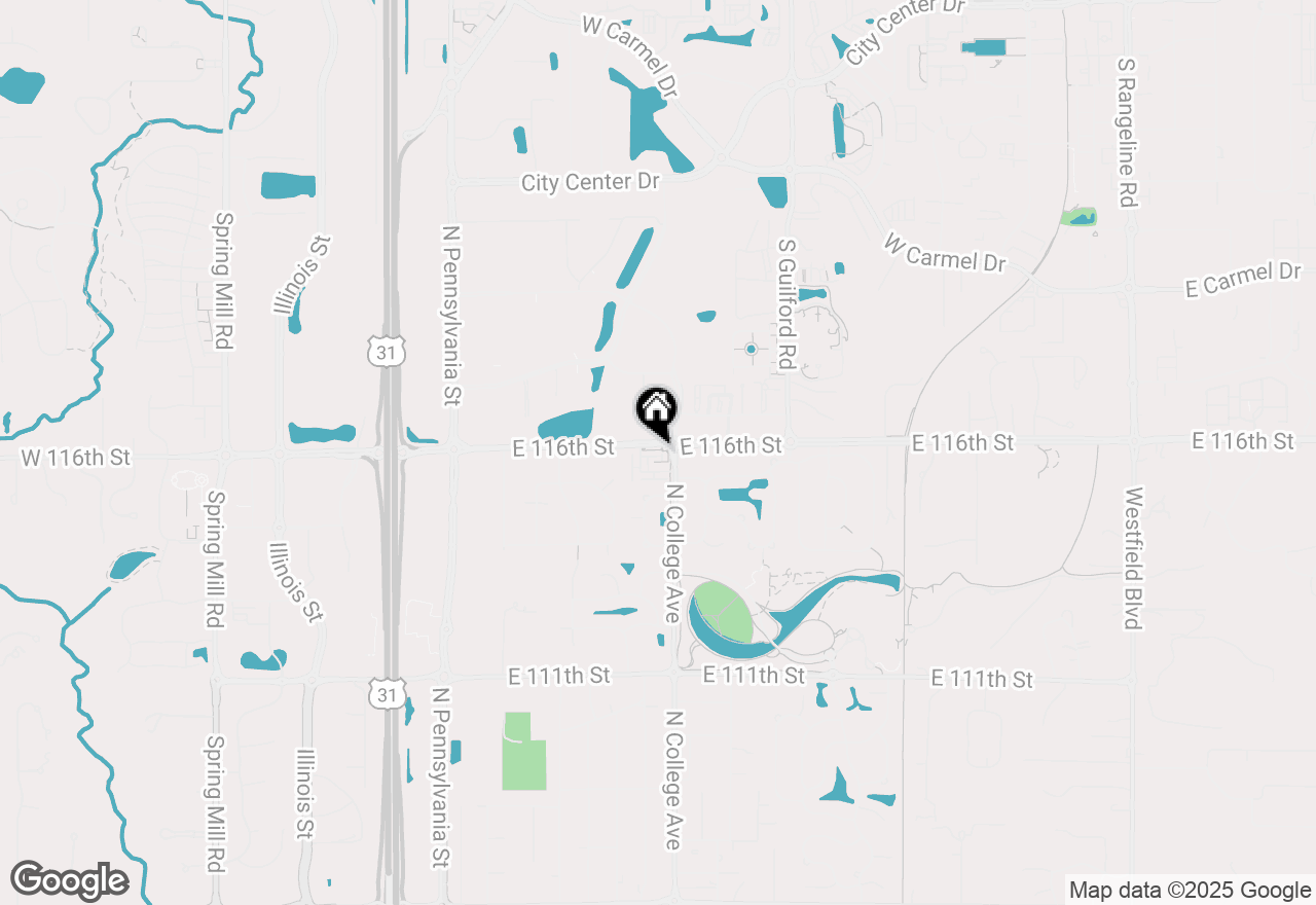 Map of 664 Langford Street, Carmel, IN 46032