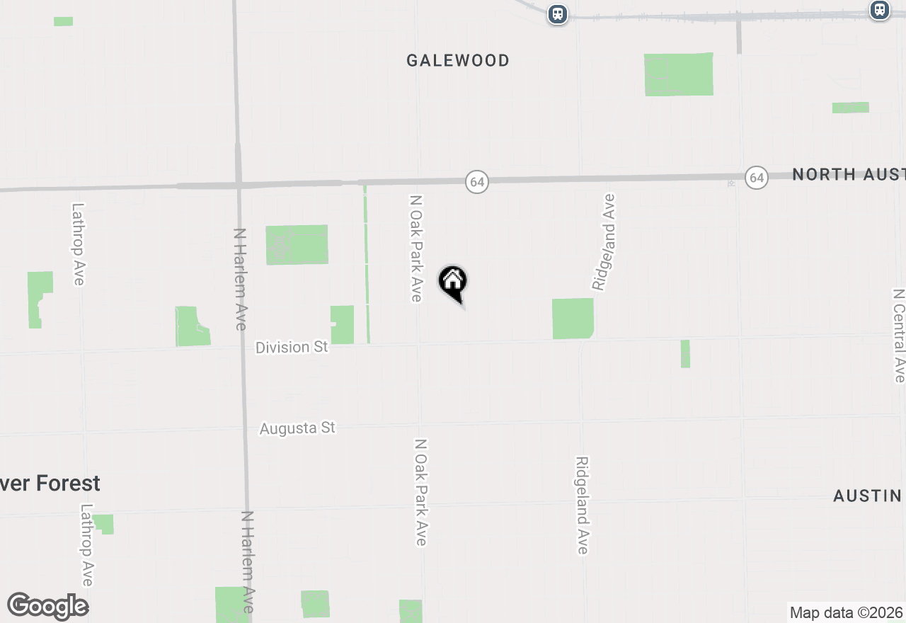 Map of 941 Linden Avenue, Oak Park, IL 60302