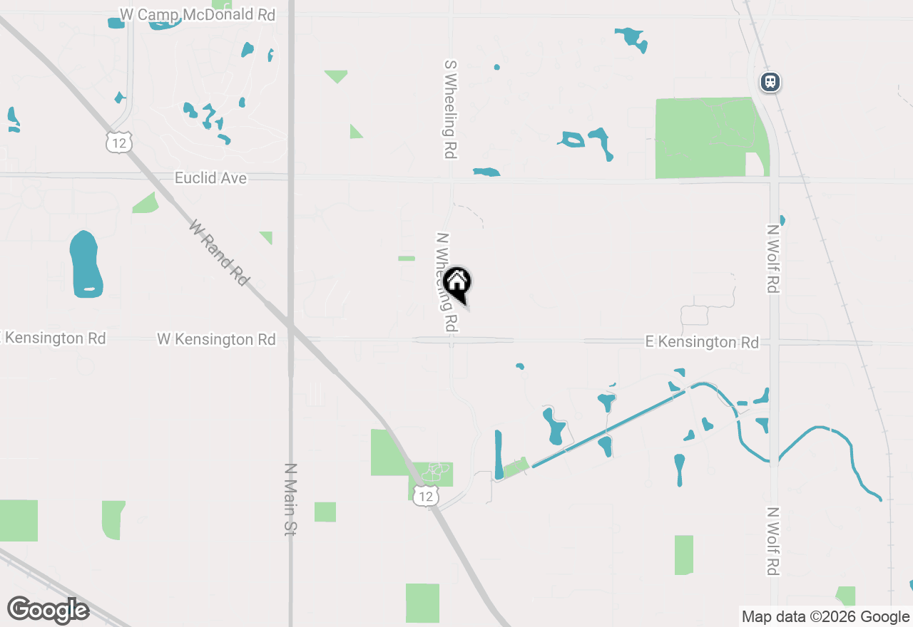 Map of 601 E Hackberry Lane, Mount Prospect, IL 60056