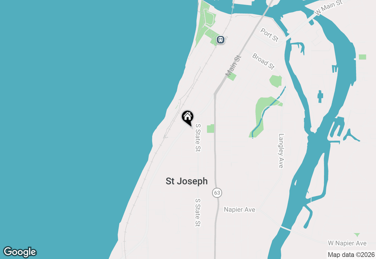 Map of 1457 Main Street, St. Joseph, MI 49085