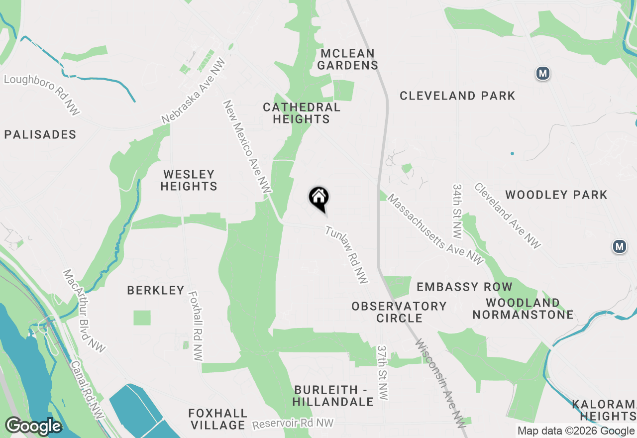 Map of 3925 Fulton Street Nw #1, Washington, DC 20007