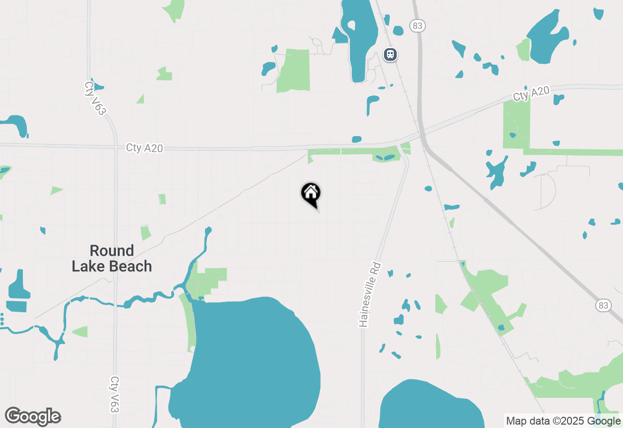 Map of 1422 Ridgeway Street, Round Lake Beach, IL 60073