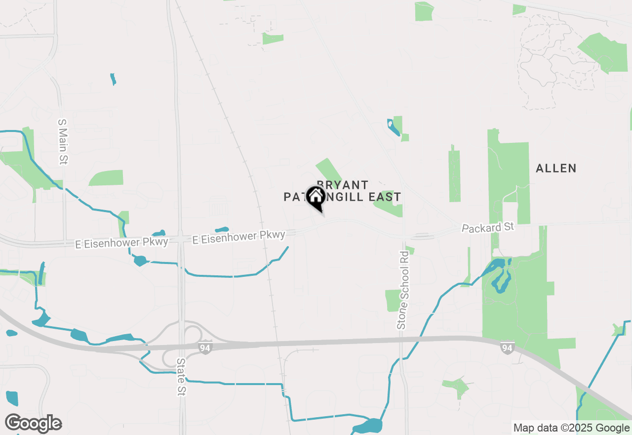 Map of 2901 Whittier Court, Ann Arbor, MI 48104