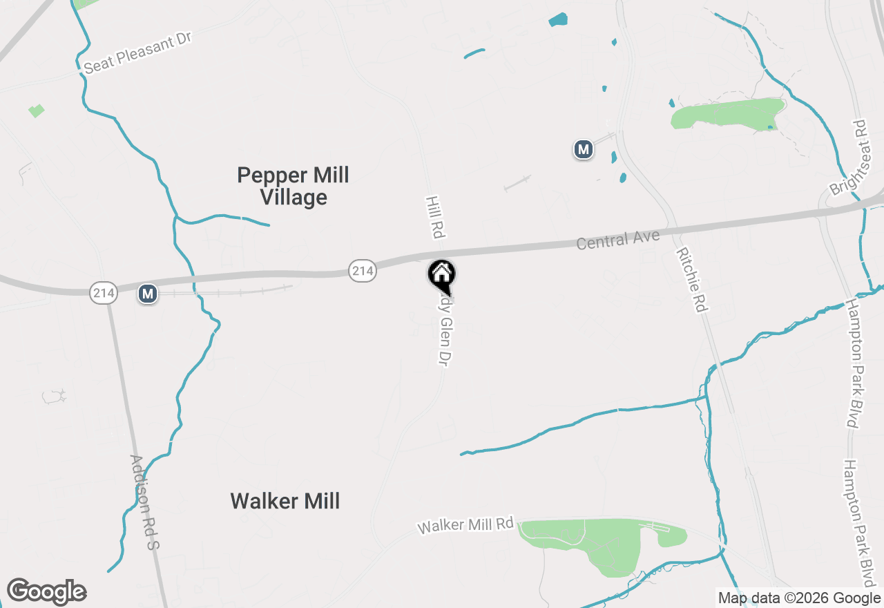 Map of 7445 Calder Drive, Capitol Heights, MD 20743