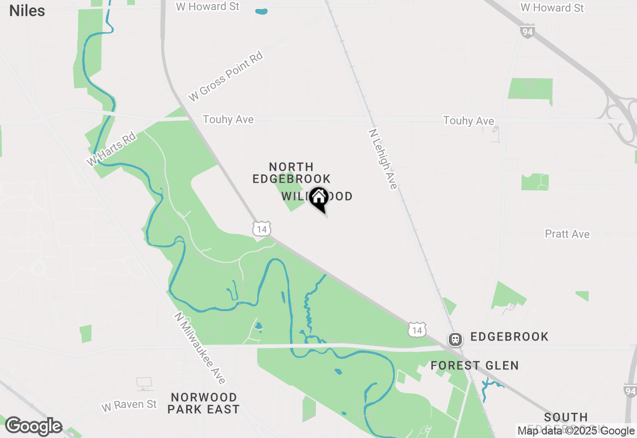 Map of 6877 N Tonty Avenue, Chicago, IL 60646