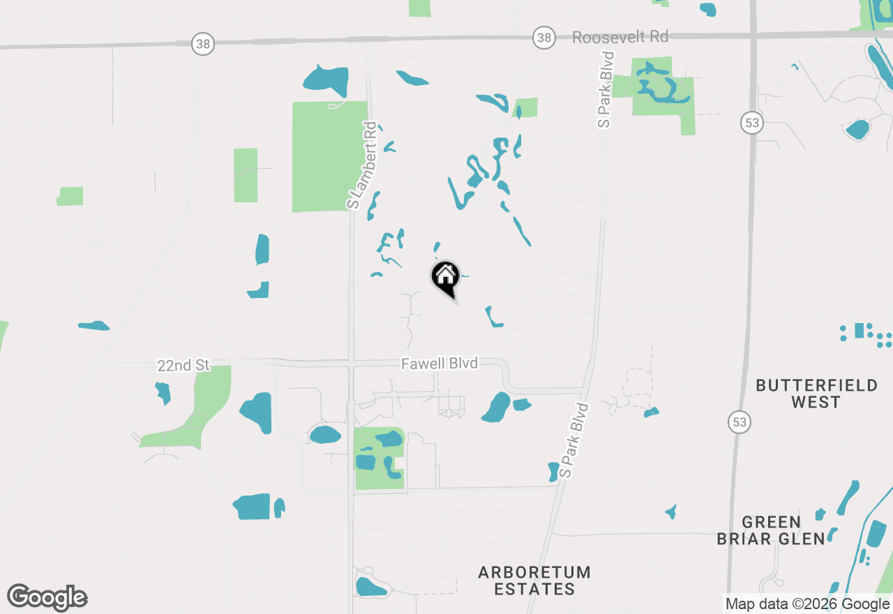 Map of 450 Raintree Court #2B, Glen Ellyn, IL 60137