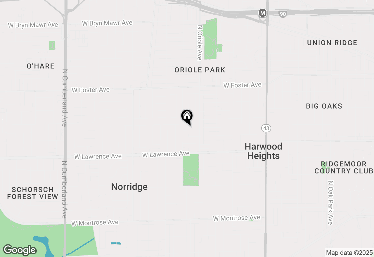 Map of 7644 W Norridge Street, Norridge, IL 60706