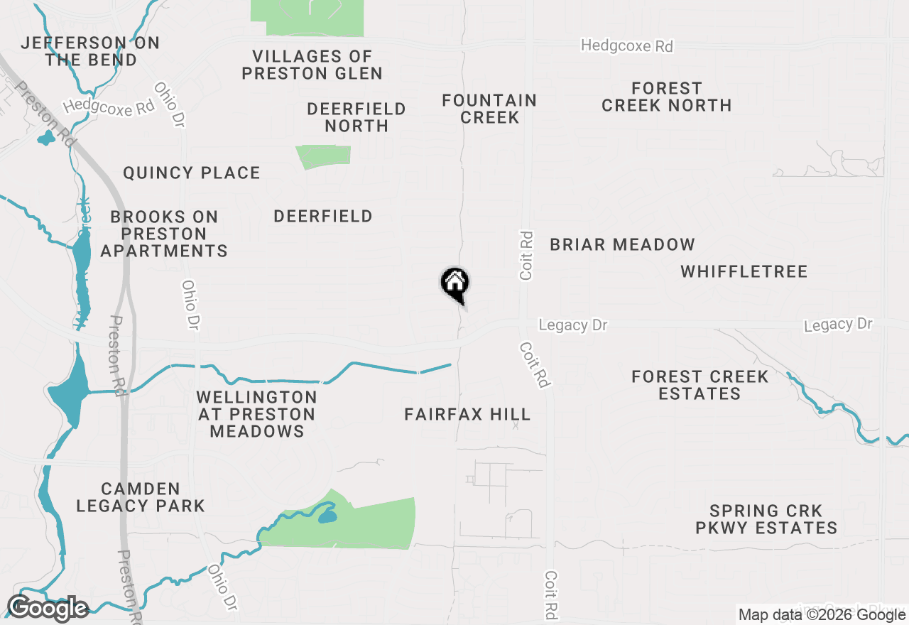 Map of 4301 Brady Drive, Plano, TX 75024