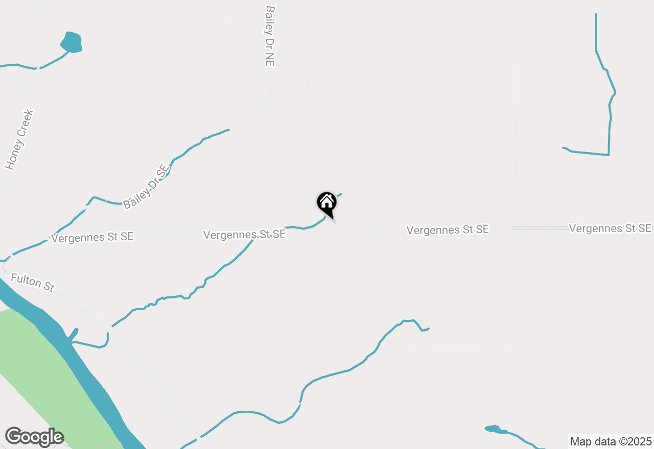 Map of 8945 Vergennes Street Se, Ada, MI 49301