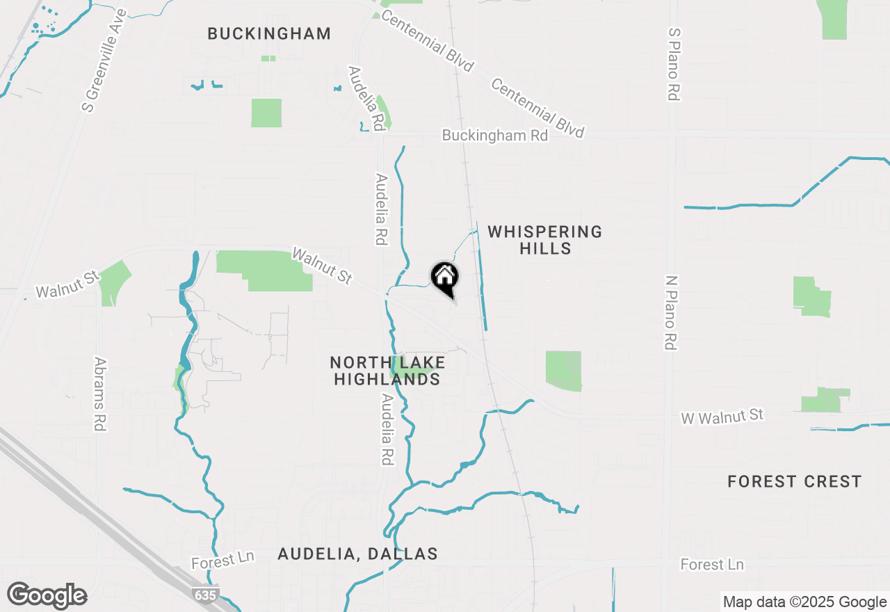 Map of 9809 Walnut Street #E209, Dallas, TX 75243