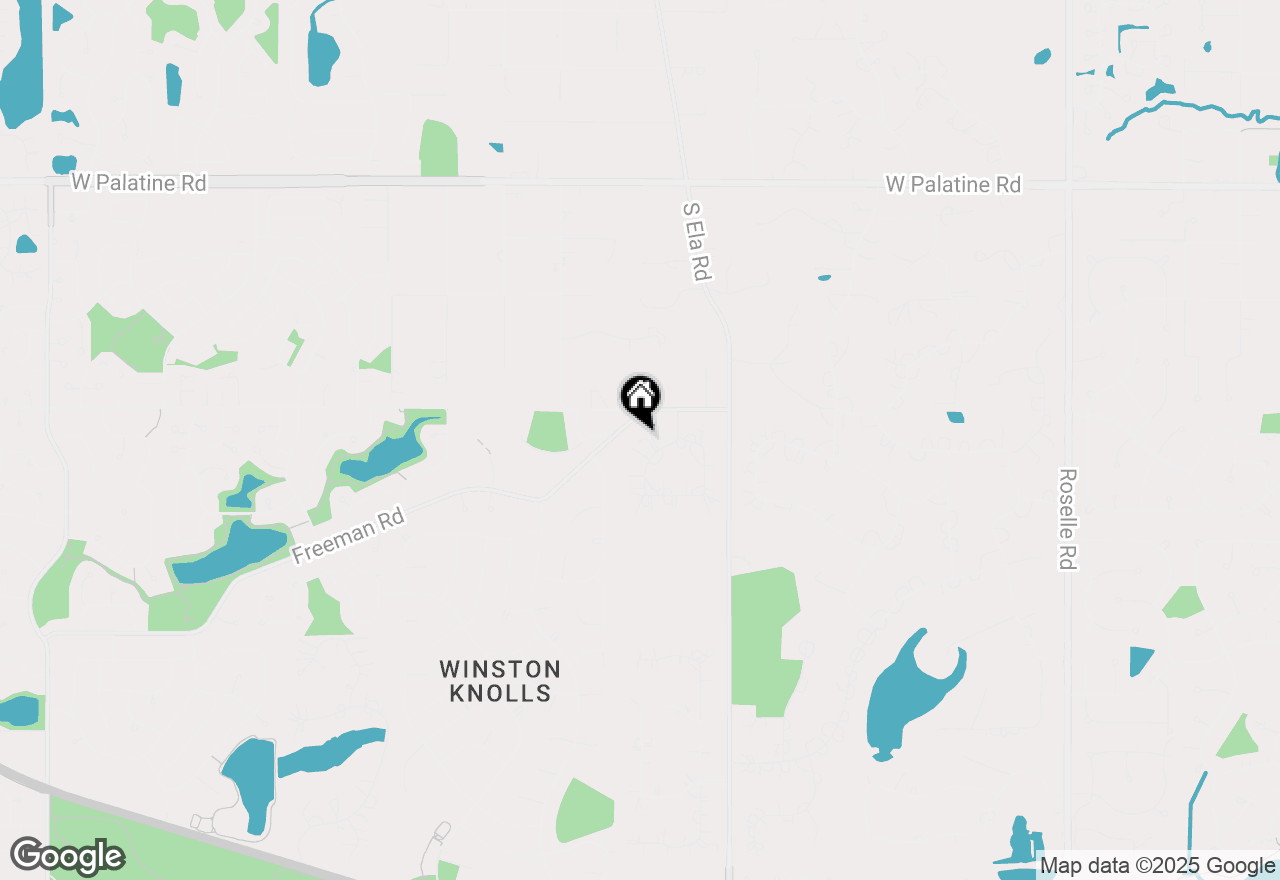 Map of 406 Lauder Lane, Inverness, IL 60067