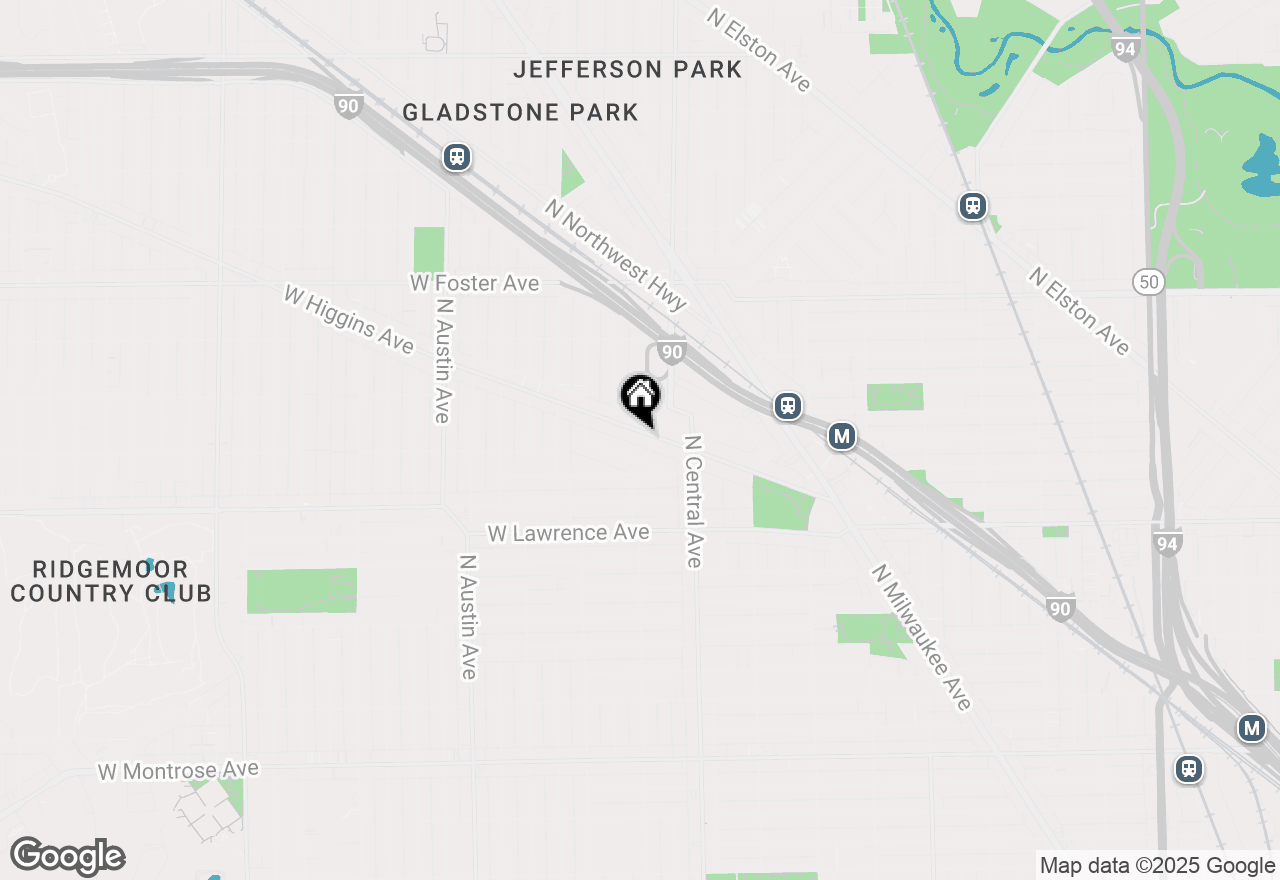 Map of 5663 W Higgins Avenue #3W, Chicago, IL 60630