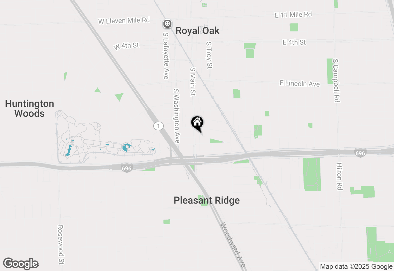 Map of 1441 S Main Street, Royal Oak, MI 48067