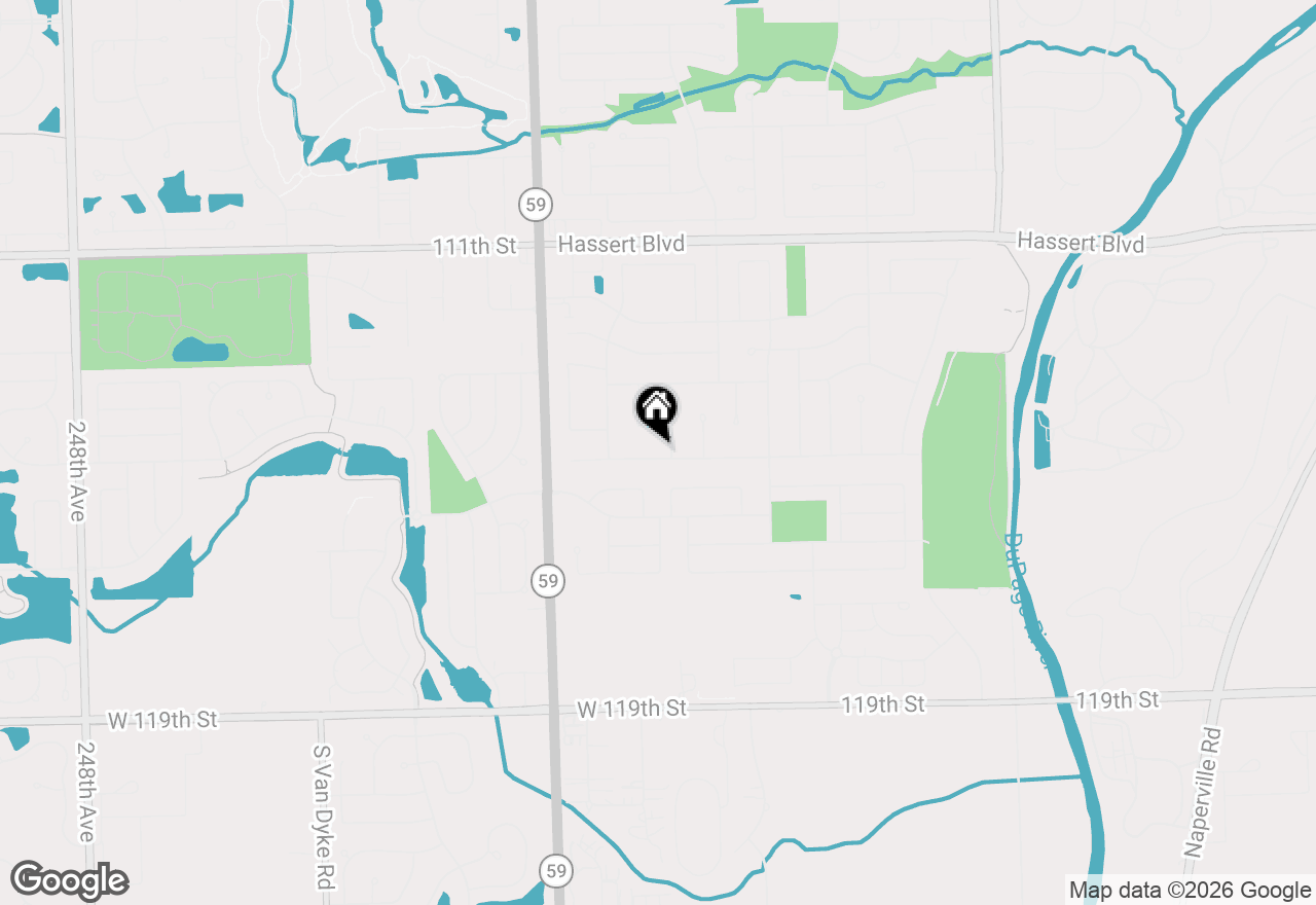 Map of 2631 Wild Timothy Road, Naperville, IL 60564