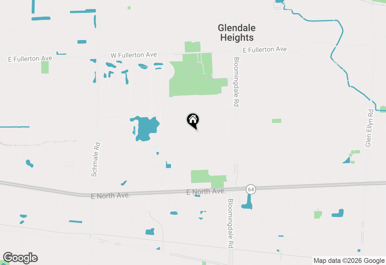 Map of 71 Cambridge Lane, Glendale Heights, IL 60139