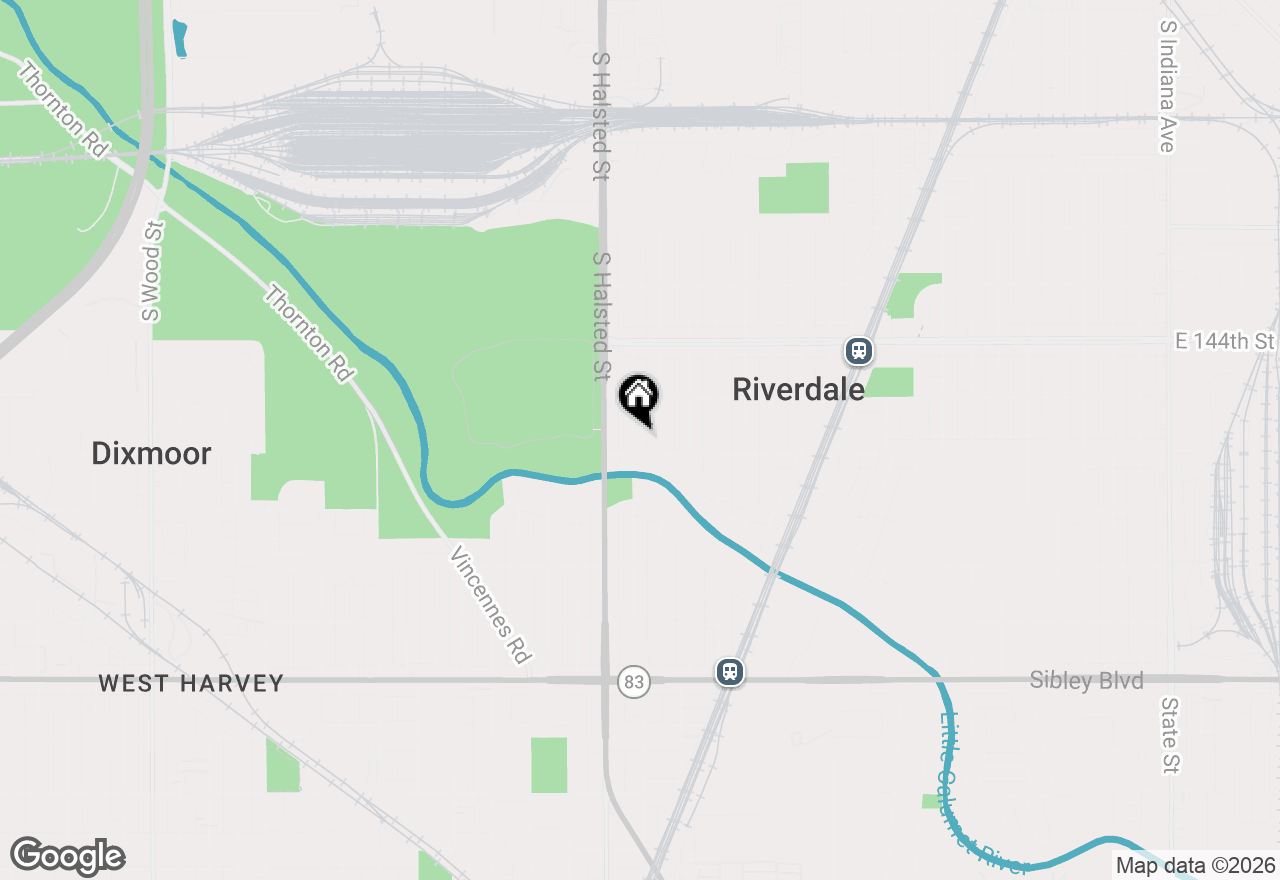 Map of 14529 S Emerald Avenue, Riverdale, IL 60827