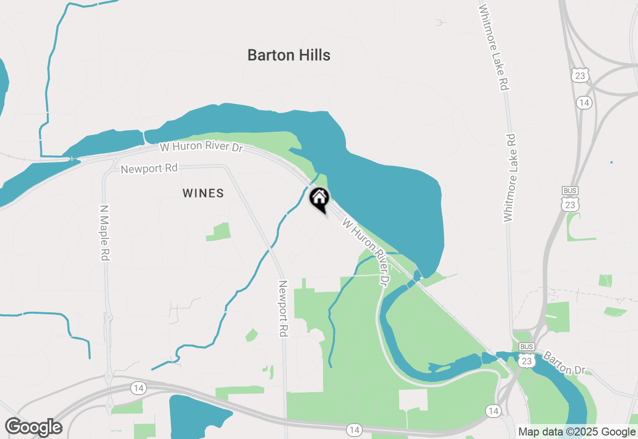 Map of 2657 Salisbury Lane, Ann Arbor, MI 48103