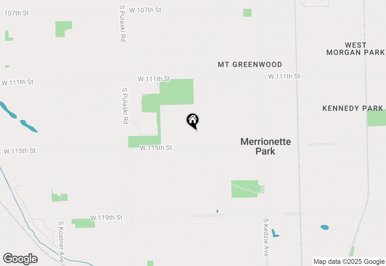 Map of 11408 S Central Park Avenue, Chicago, IL 60655