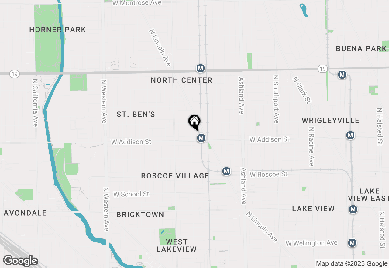 Map of 1835 W Patterson Avenue #1, Chicago, IL 60613