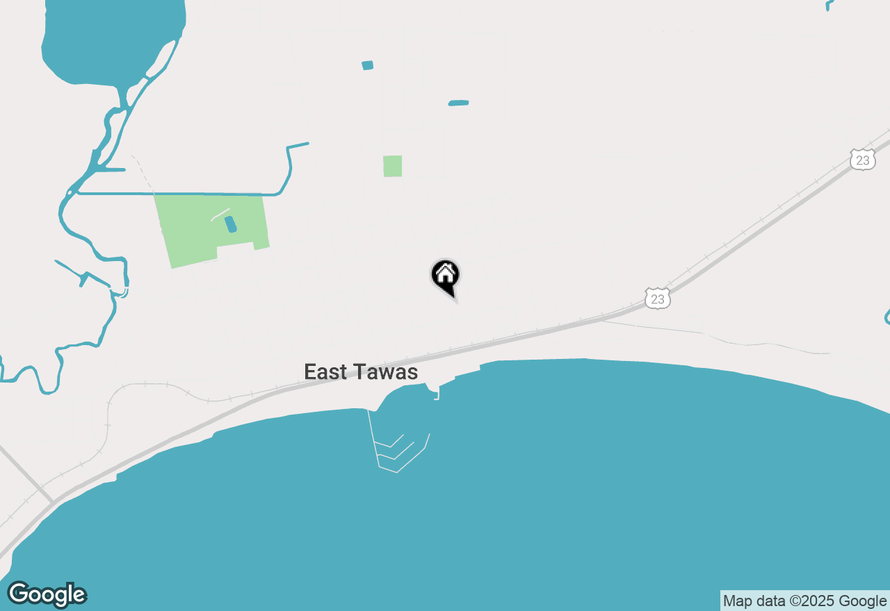 Map of 213 Alice Street, East Tawas, MI 48730