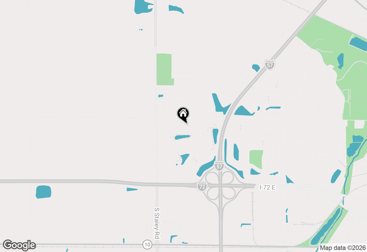 Map of (Address confidential), Champaign, Illinois 61822