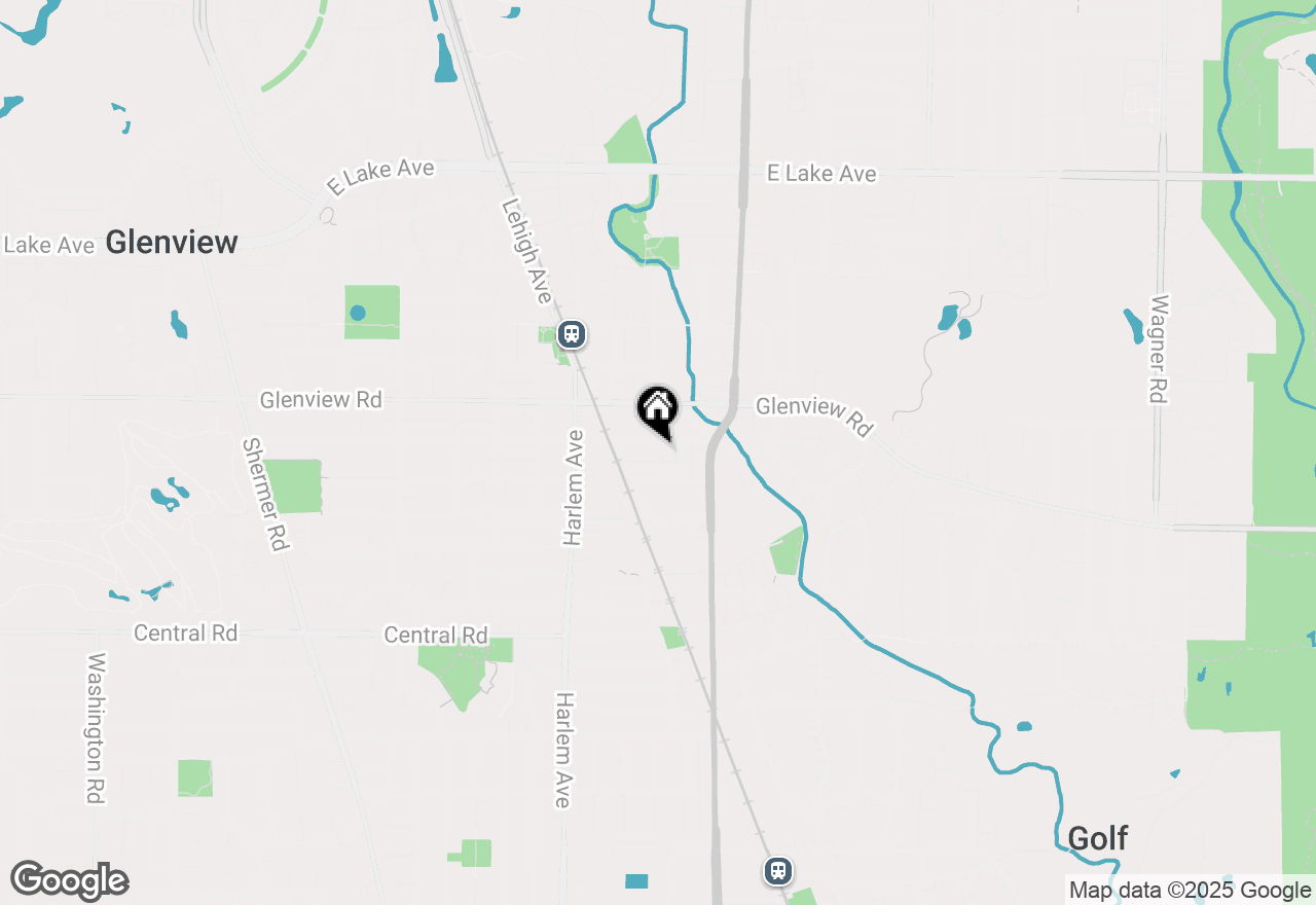 Map of 1751 Dewes Street, Glenview, IL 60025