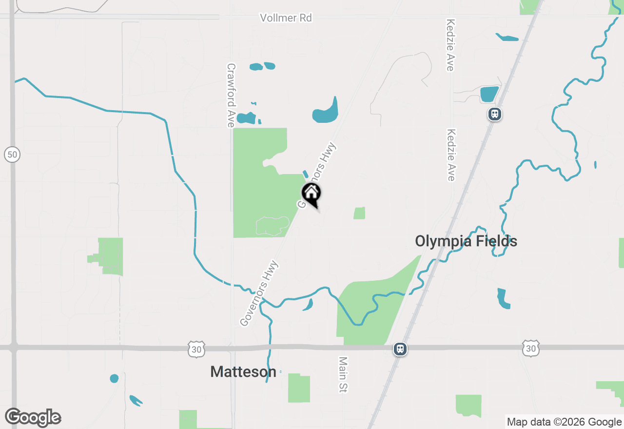 Map of 20601 Parthenon Way, Olympia Fields, IL 60461